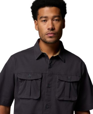 Men's Acker Rock Twill Short-Sleeve Button-Down Shirt