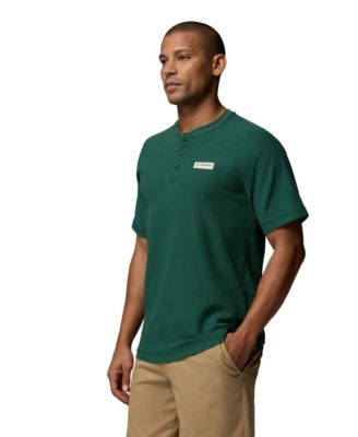 Men's Acker Rock Knit Short-Sleeve Henley Shirt