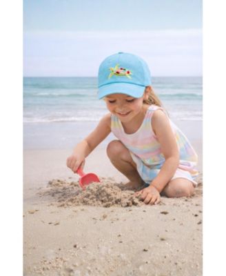 Girls Little/Big Sea Turtle Bow Baseball Hat