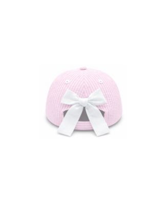 Baby Girls Bunny Bow Baseball Hat