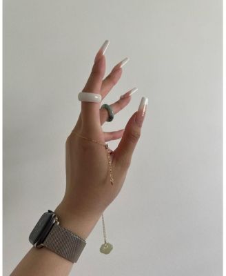 Tee &acirc;€” jade stone ring