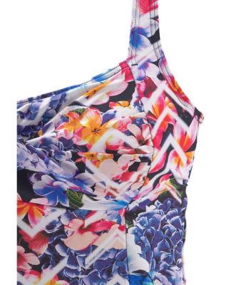 Women's Floral Mix Underwire Tankini Swimsuit Top Bra Sizing