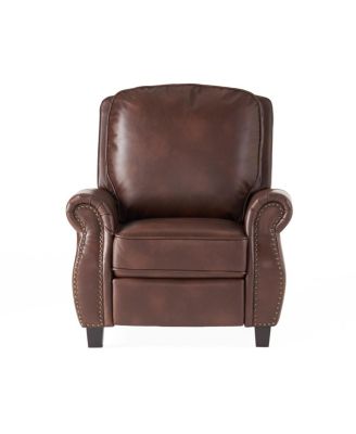 Streamdale Neville PU Recliner: Contemporary, Upholstered Comfort with Rubber Wood Legs