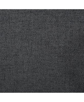 Streamdale Cozy Charcoal Polyester Recliner with Rubber Wood Legs