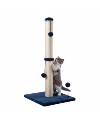  Tall Cat Scratcher Sisal Post Tree with Hanging Ball for Indoor Cats