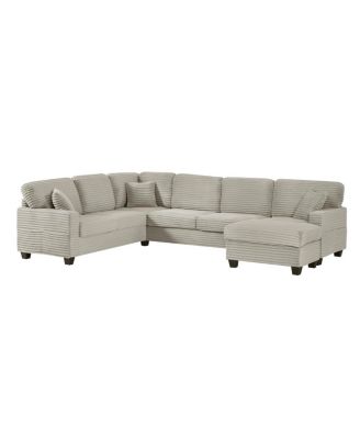 Streamdale U-shaped Sectional Sofa with Ottoman & Storage