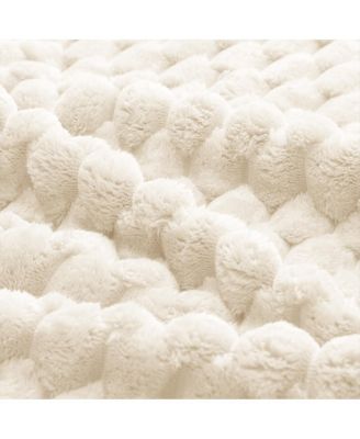 Modern Modular Sectional Sofa - Cream, 4-Seater Flannelette Couch