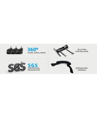 Homall Ergonomic Gaming Chair with Headrest and Lumbar Pillow