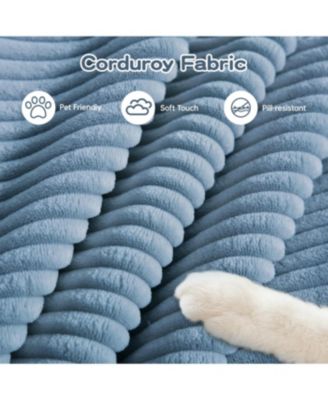  Oversized Cloud Modular Sectional Couch, Premium Corduroy 3-Seater