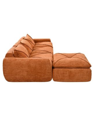 Legless Sofa with High Density Foam, No Assembly Required, Free Combination