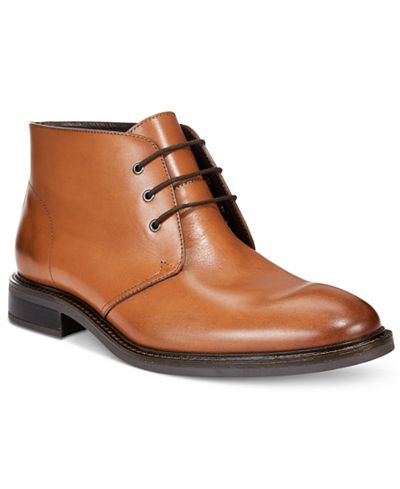 Alfani Men's Lombard Plain Toe Chukka Boots, Only at Macy's