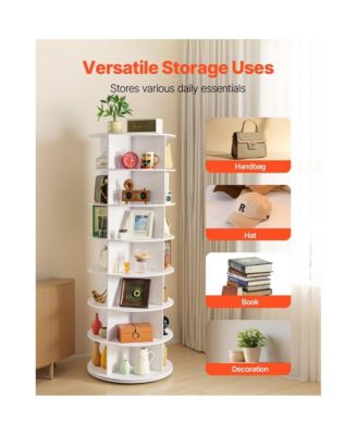 7-Tier Rotating Shoe Rack 360° Spinning Carousel