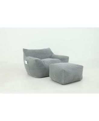 Oversized Comfy Bean Bag Chair for Adults - Lazy Sofa for Bedroom & Dorm