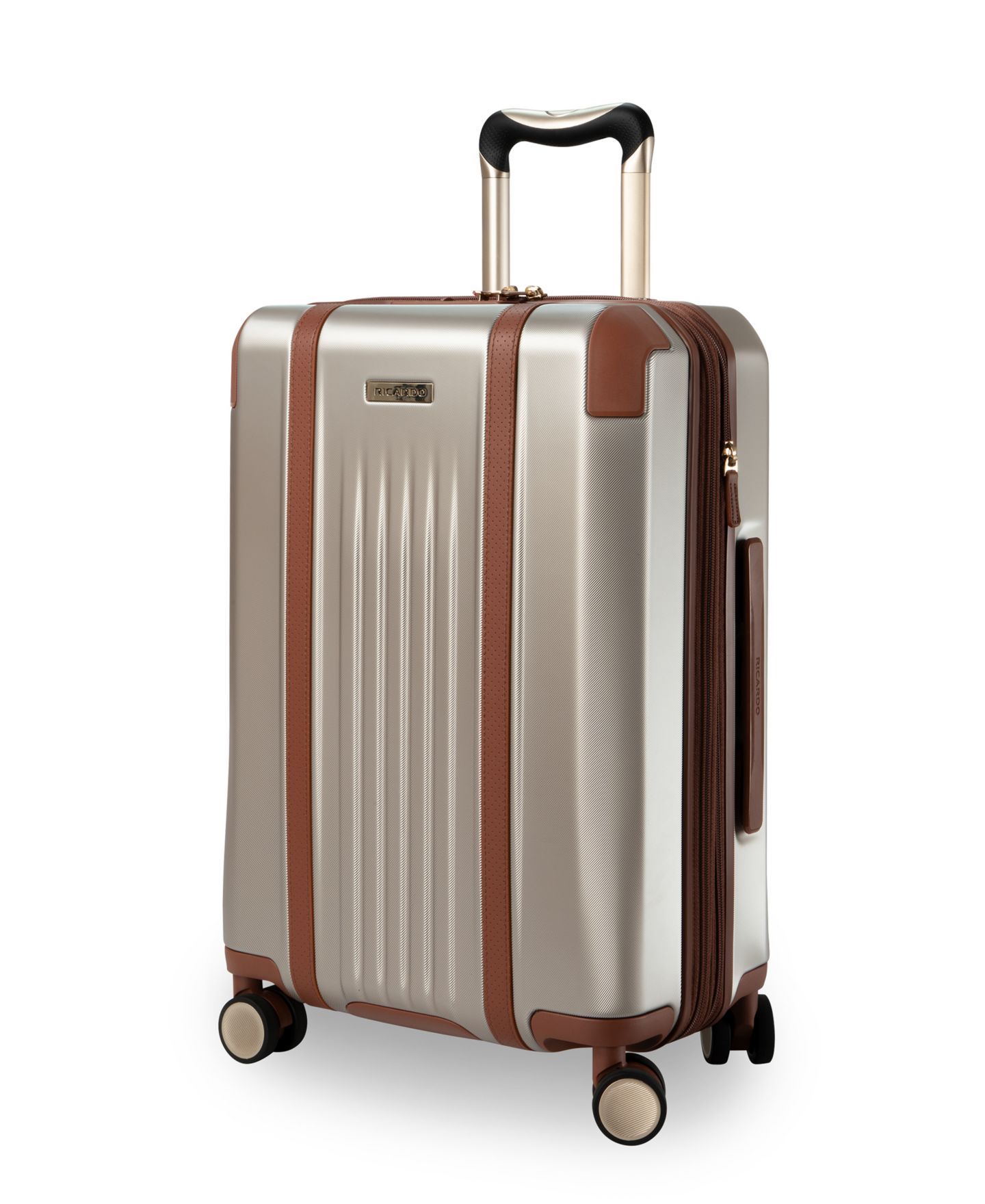 Чемодан Ricardo Montecito 2.0 Small Hardside Carry-On Spinner Suitcase, цвет: Шампань — фото 2