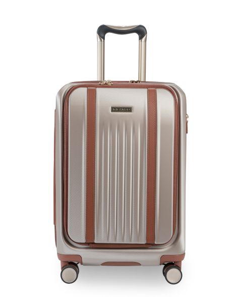 Чемодан Ricardo Montecito 2.0 Fast Access Small Hardside Carry-On Spinner Suitcase, цвет: Шампань