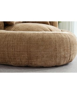 Streamdale Foam Bean Bag Chair w/ Soft Chenille Cover