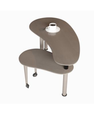 Rotatable Coffee Table with Spacious Storage