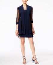 Macy's store jacket dresses