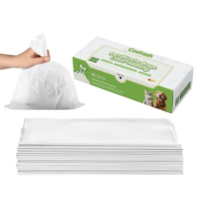 Covfresh - Odor Blocking Dog Poop Bags, S-220 Bags with Dipenser Box, 8.66x12.99 Inch