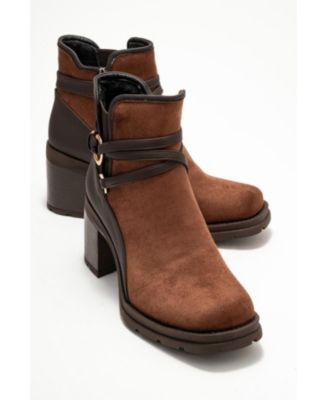 women's Wern Block Heel Ankle Boot