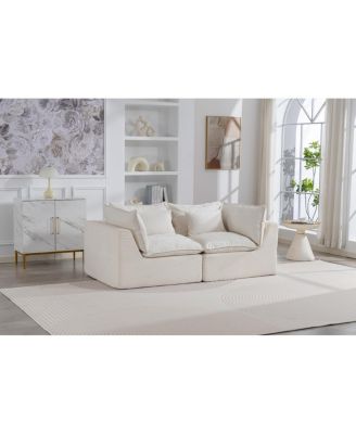 Cloud Couch Oversized Modular Sectional Sofa, 2-Seat