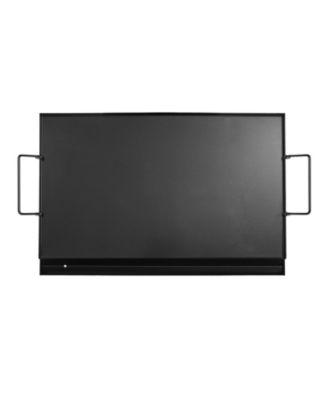 24 x 16 Inch Carbon Steel Griddle Plate for Gas Grill with Handles