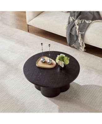 Round Modern Coffee/Accent Table for Living Room/Office/Bedroom