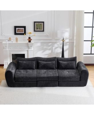Modular Cloud Sofa, Convertible Folding Sofa Bed, Sectional Cushioned Sofa