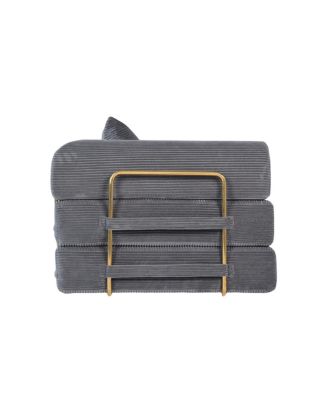 2-in-1 Foldable Sofa Bed, 75 Inch Folding Couch w/ Memory Foam Mattress & 2 Pillows