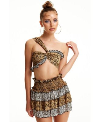 Women's Oasis Asymmetric Crop Bustier