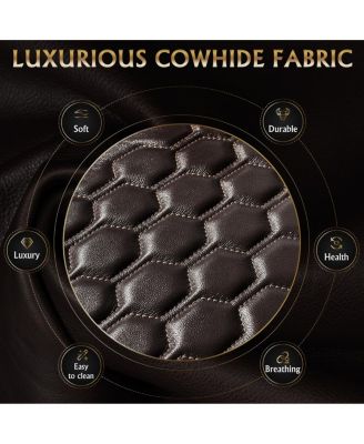 Power Recliner 2 PC, Top-Grain Nappa, Smart Charging, RGB LED