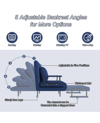 Folding Sofa Bed 3-in-1 Convertible Chair