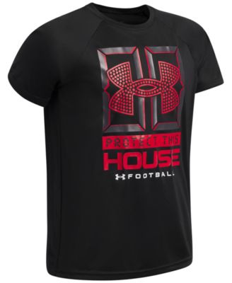 Under Armout Boys' 6-18 B Football Raglan Sleeve Tech Graphic T-Shirt
