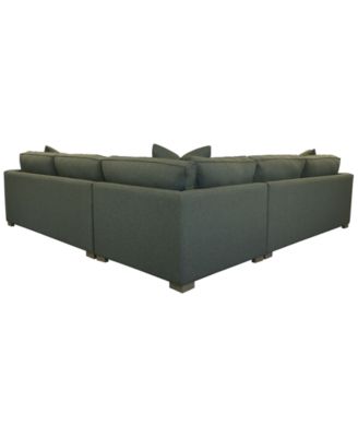 Corine 3-Pc. Upholstered Sectional Sofa Set with Toss Pillows