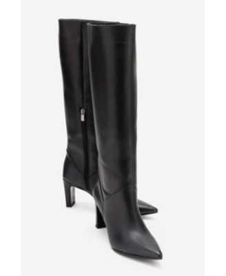 Women's Merla Leather Block Heel Boot