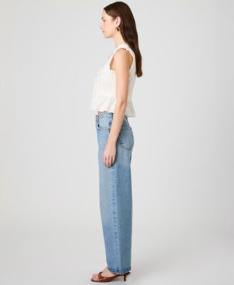 Women's V-Neck Tie-Front Top