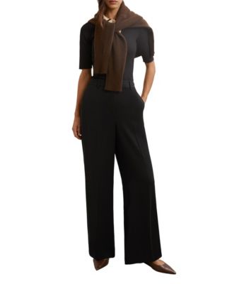 Women's Wide-Leg Tailored Pants