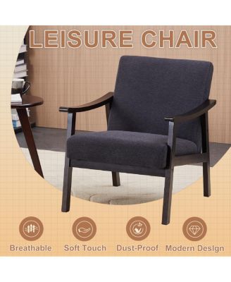 Modern medieval-inspired armchair with high back