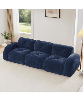 Streamdale Boneless Tufted Velvet Modular Sectional Sofa Couch