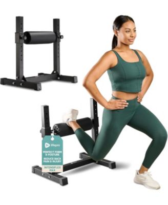 Bulgarian Split Squat Stand – Adjustable Single Leg Squat Roller, Unilateral Split Squat Stand, Leg Exercises Machine for Home Gym