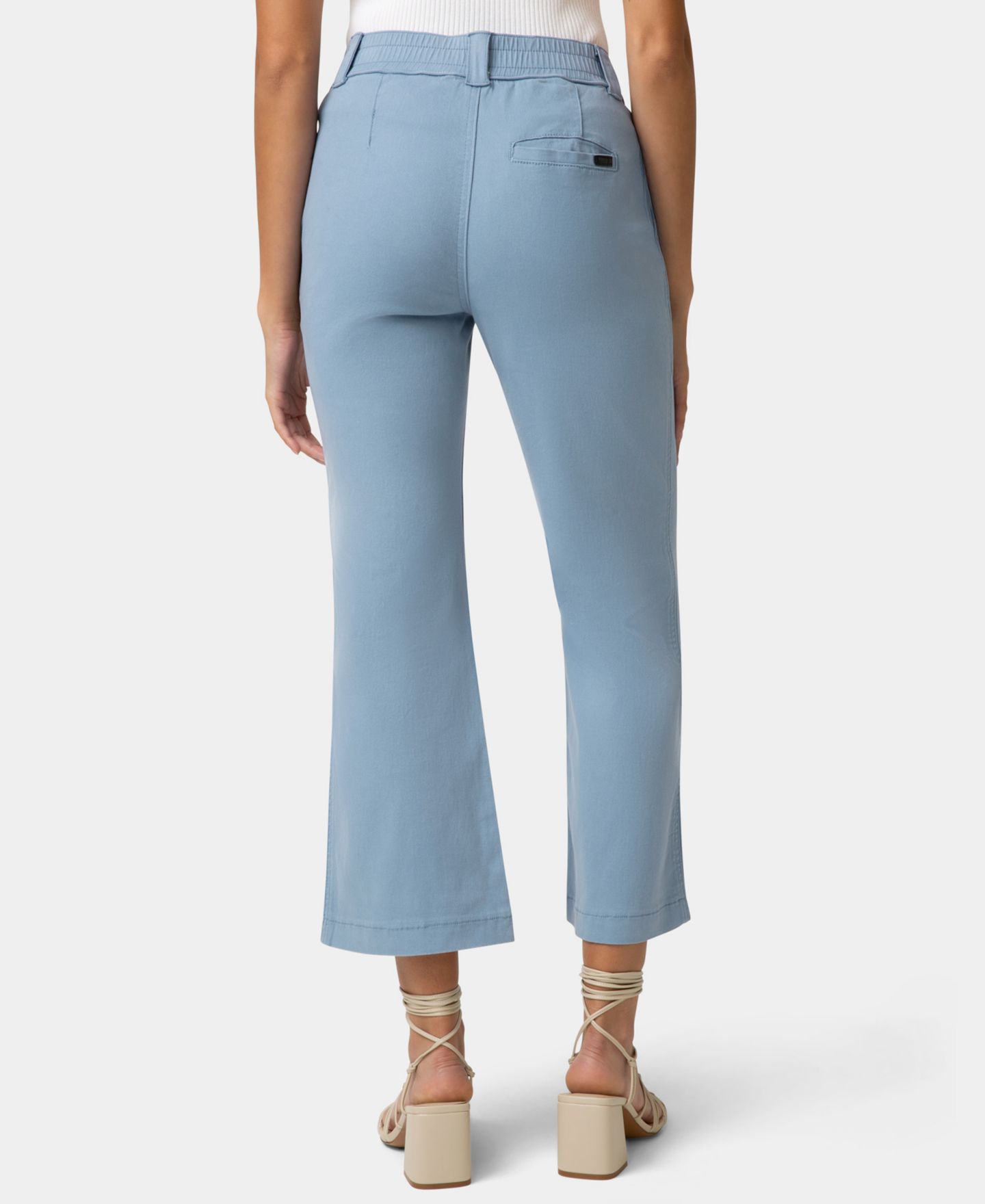Женские брюки Hue Ultra Stretch Chino Kick Flare Pant, цвет: Синий — фото 7