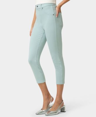 Women's High-Rise Ultra-Soft Denim Capri Leggings