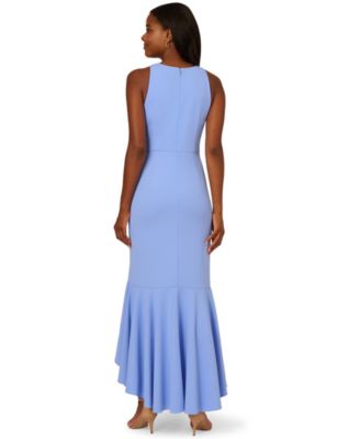 Women's Cascading-Ruffle Crepe Gown
