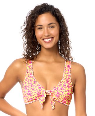 Women's Eli Printed Scoop Neck Swim Bikini Top