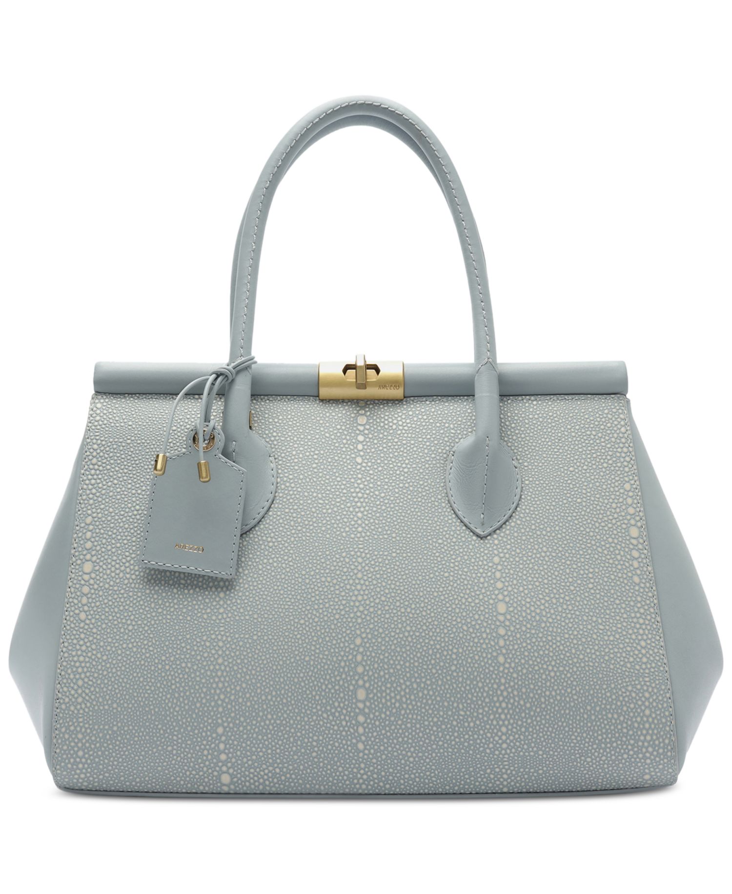 Morgan Medium Turn-Lock Tote Handbag