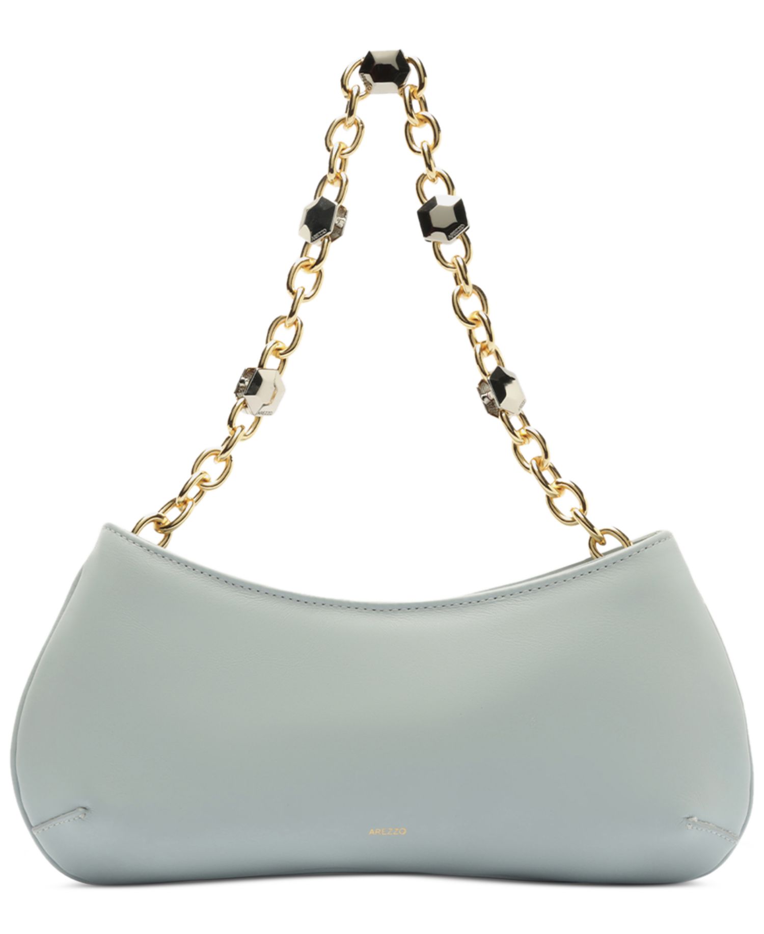 Luna Small Slim Shoulder Leather Baguette