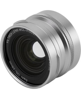 WCL-X100VI Wide Conversion Lens for Fujifilm X100 Series Cameras, Silver