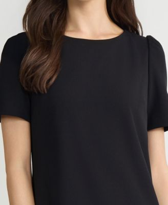 Women's Puff-Sleeve Sheath Dress