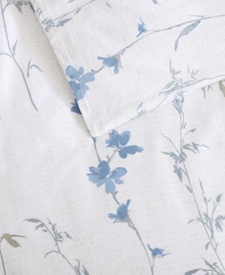 Wildflower Botanical 3-Pc. Duvet Cover Set, Queen