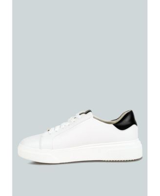 SCHICK Womens Lace Up Leather Sneakers